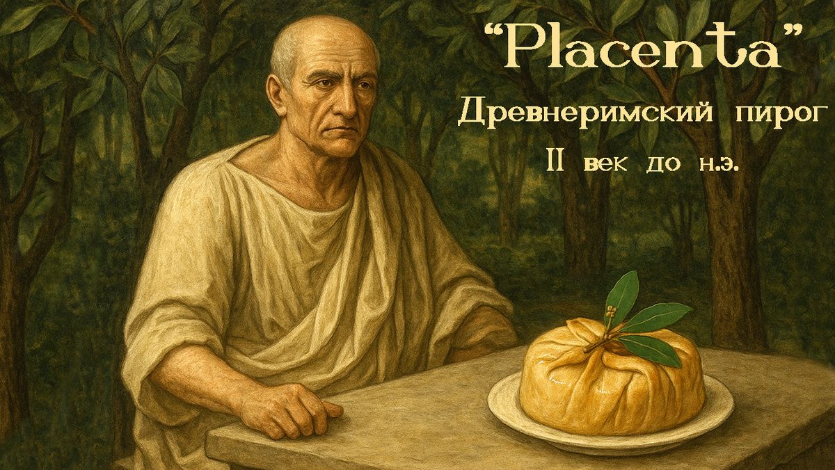 Погрузитесь в кулинарные традиции Древнего Рима с сырным пирогом "Placenta"