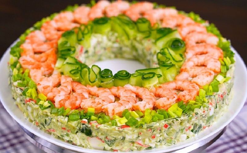 Салат «Нептун»: освежающая звезда новогоднего стола