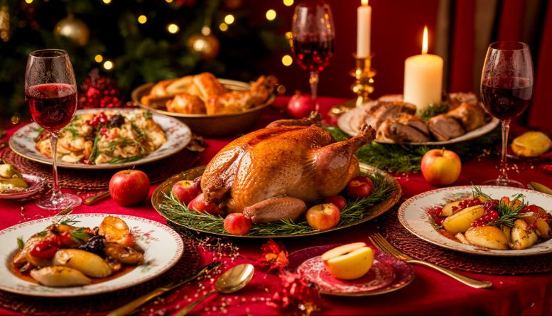Как создать стильный новогодний стол без лишних затрат