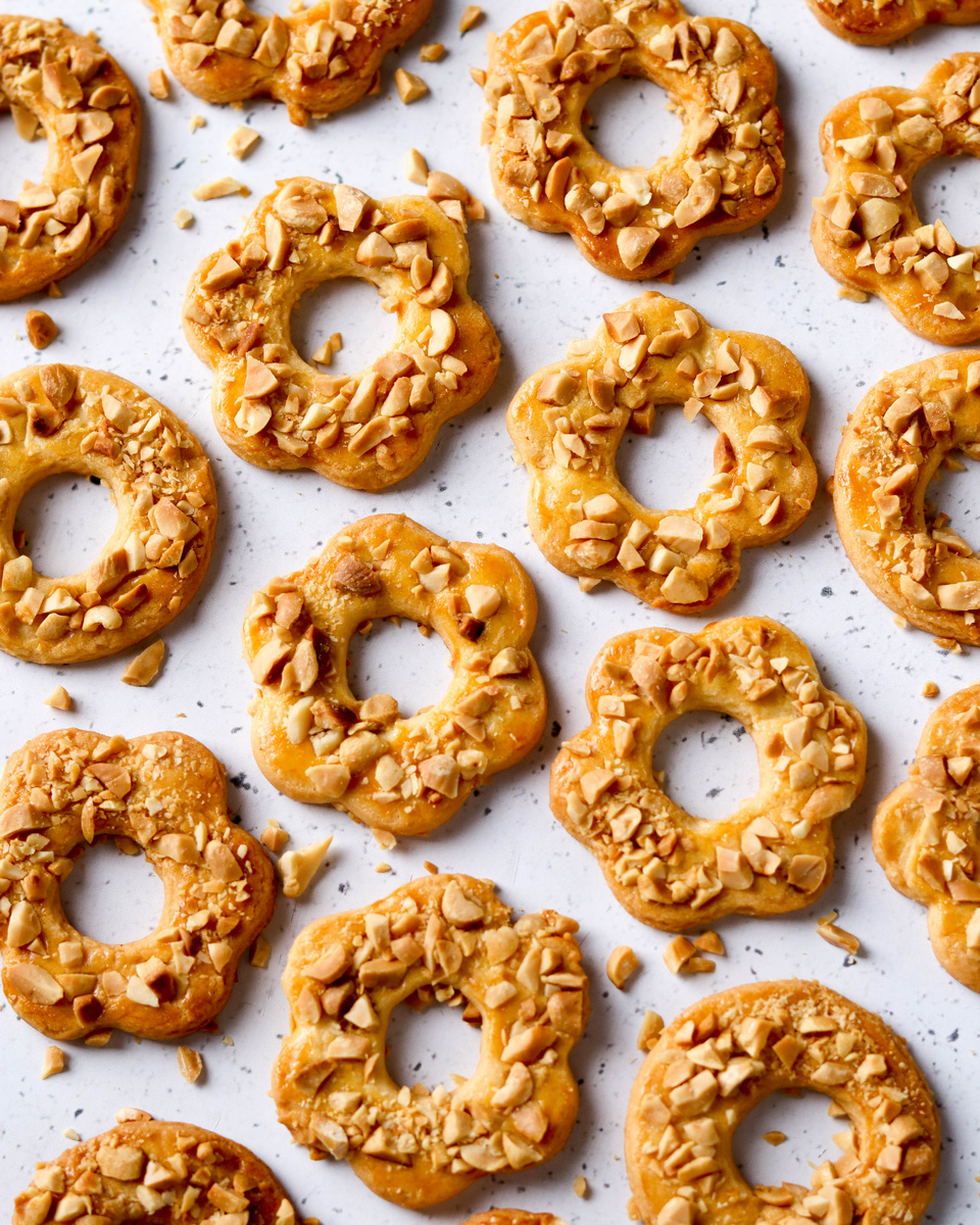 Арахисовые колечки: восхитительное печенье для праздничного стола