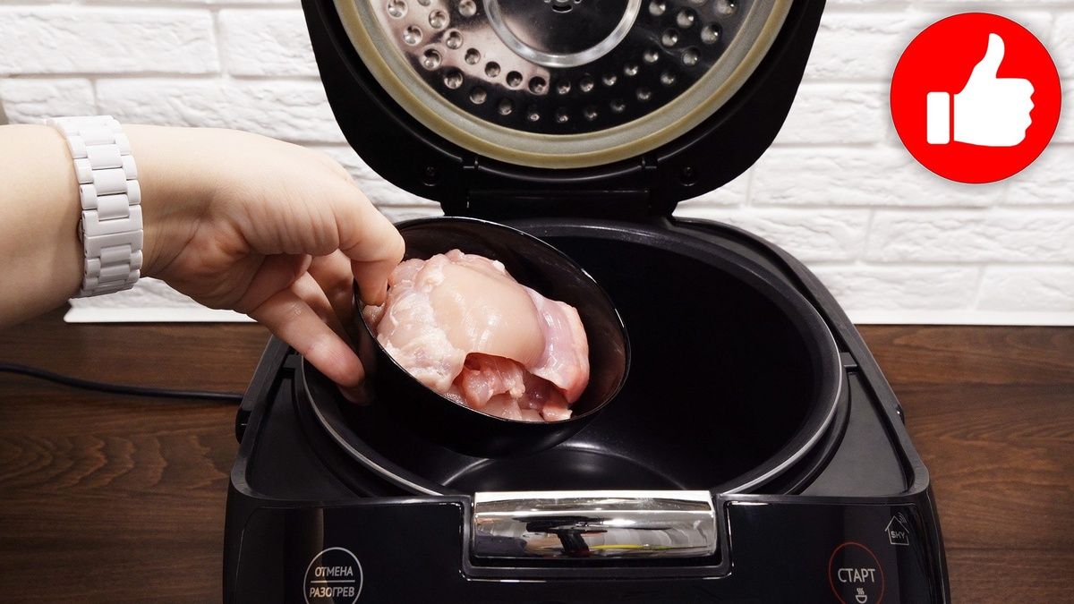 Как приготовить вкусный салат с курицей в мультиварке