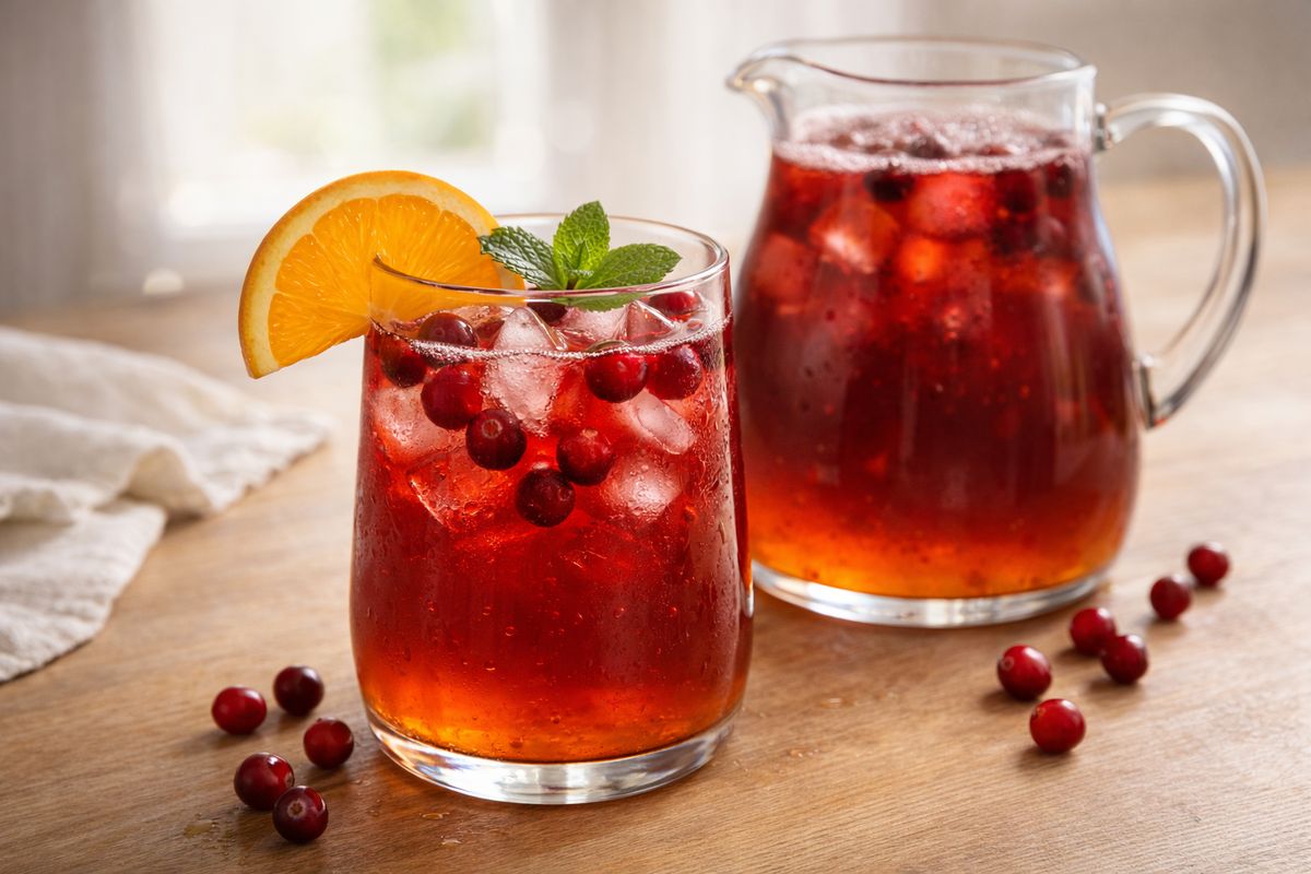 Морс из клюквы и апельсина: идеальный напиток для зимнего бодрствования