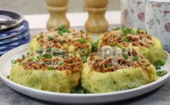 Картофельные ватрушки с мясной начинкой: просто, вкусно, полезно