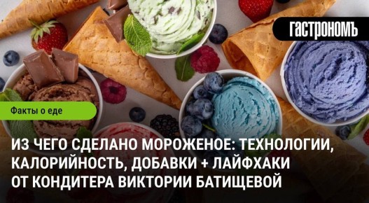 Все о мороженом: от технологий до кулинарных шедевров