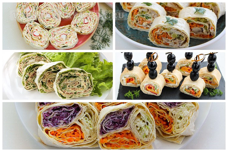 Невероятные рулеты из лаваша: 5 простых рецептов
