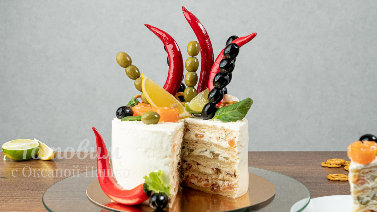 Неповторимый закусочный торт для настоящих мужчин