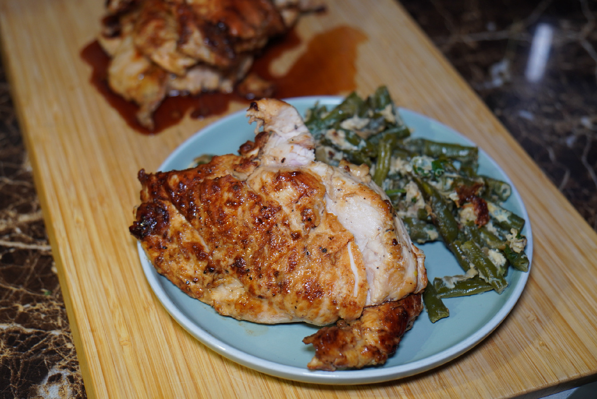 Куриная грудка с медовым маринадом: легко и вкусно