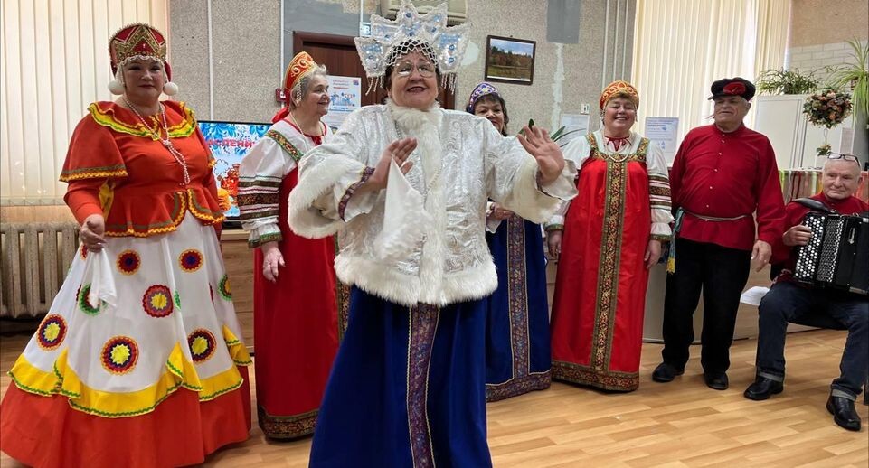 Масленица в Кашире: праздник счастья и творчества для пенсионеров