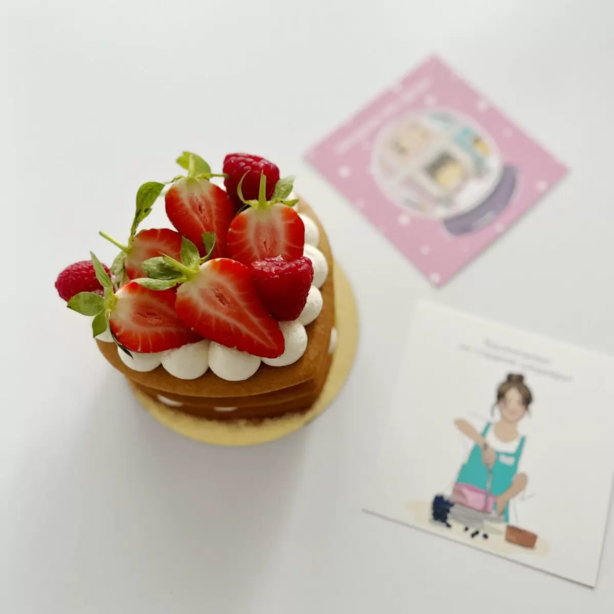 Изюминка кулинарии: Бенто-торт «Медовое сердце»