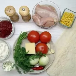 Погружение в кулинарный мир: мексиканская энчилада с курицей в лаваше